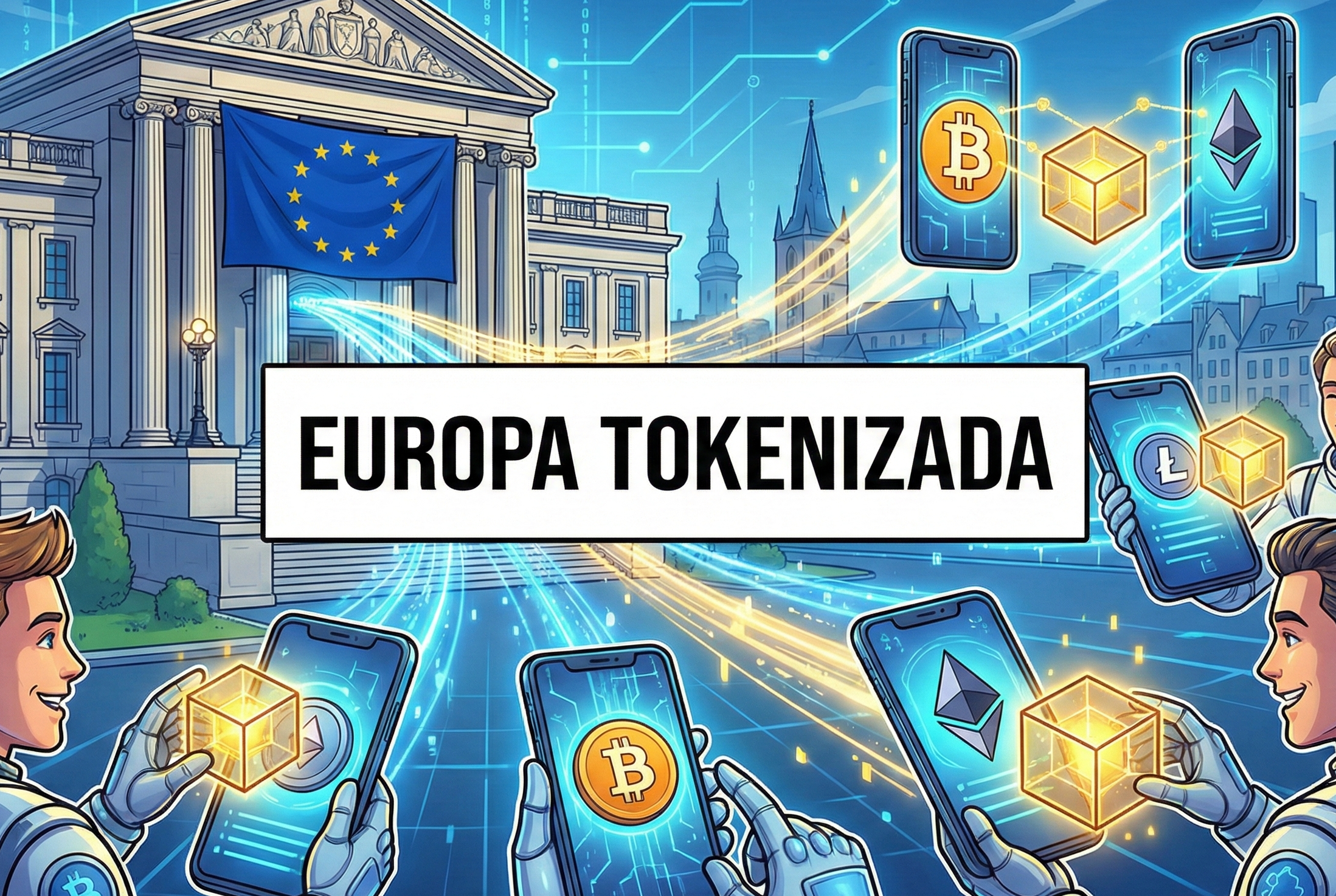 El BCE revoluciona el mercado: Aceptará tokens como garantía bancaria