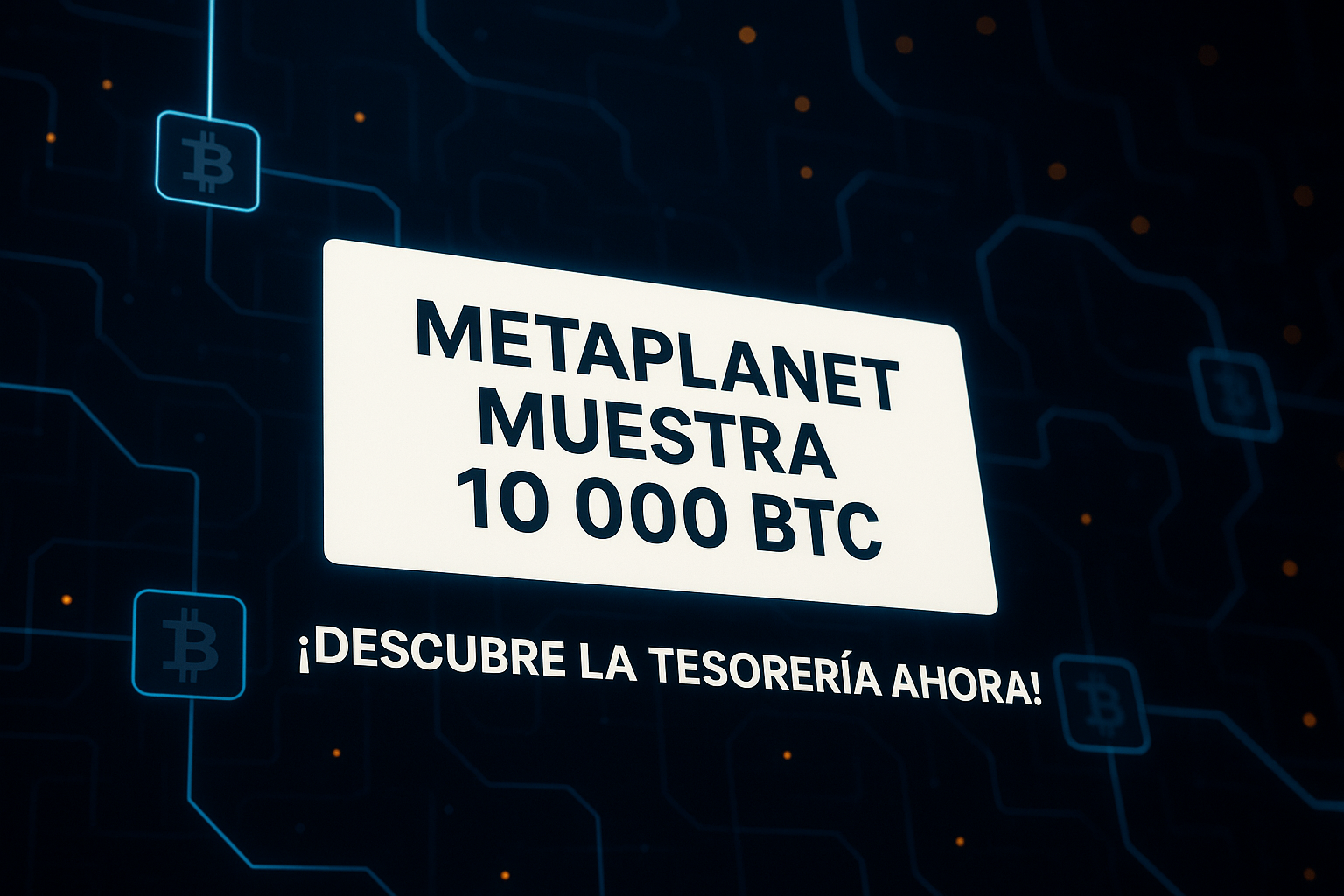 Metaplanet abre su tesorería de 10.000 BTC al público