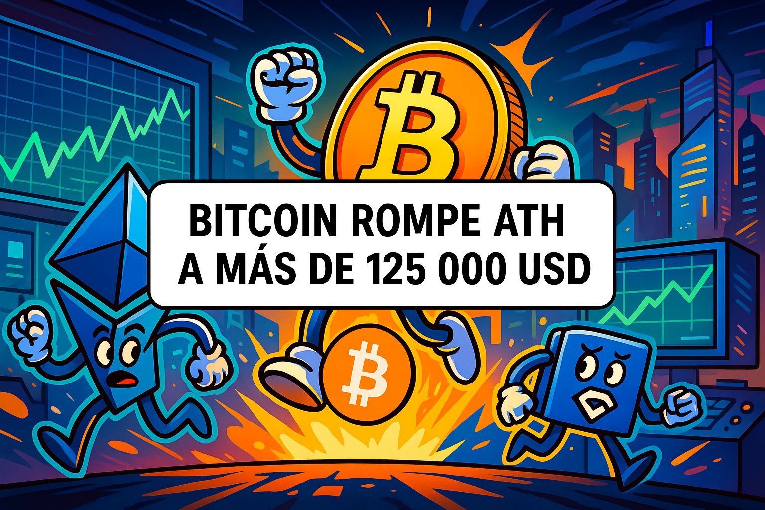 Bitcoin rompe ATH a más de 125 000 USD y arrastra al mercado cripto