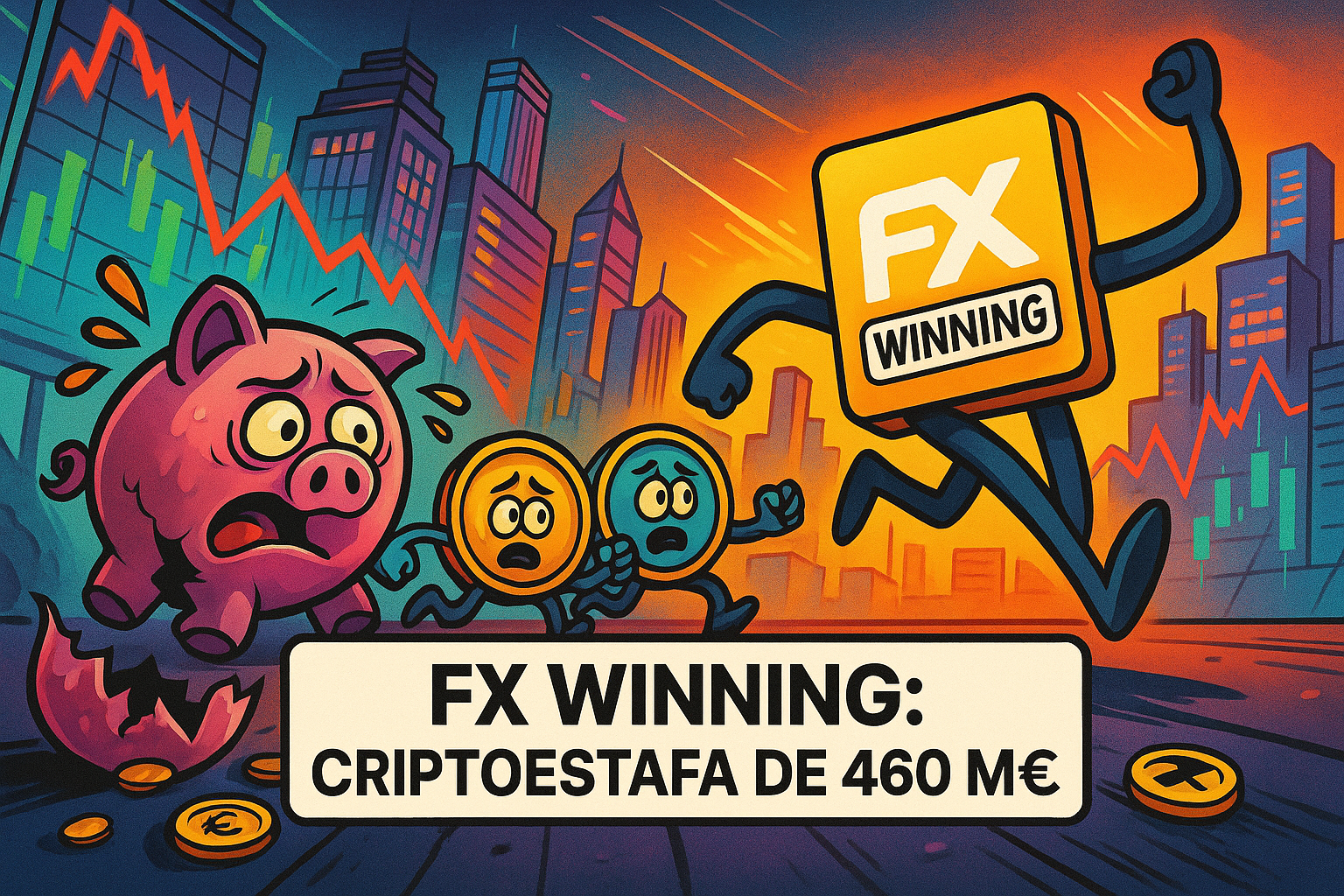FX Winning: la Audiencia Nacional destapa una criptoestafa de 460 M € y 5 000 víctimas en 30 países