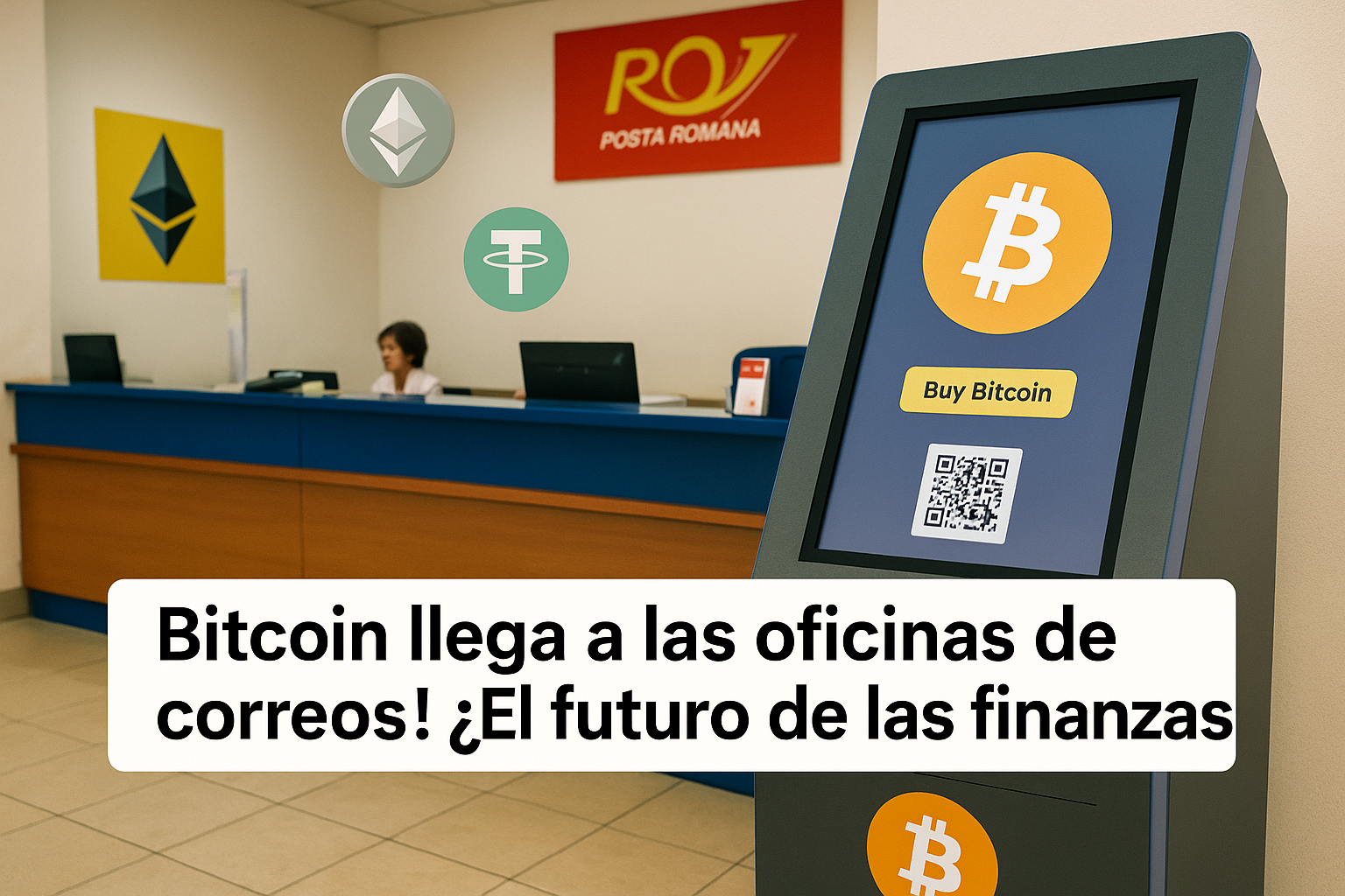 Rumanía instala terminales de Bitcoin en sus oficinas de correos