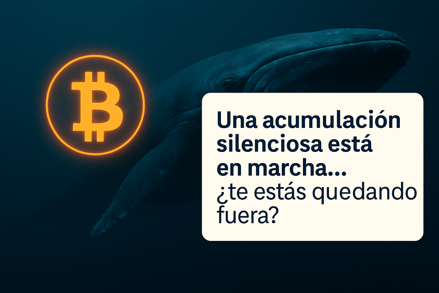 Las ballenas de Bitcoin acumulan más de 240.000 BTC en carteras grandes