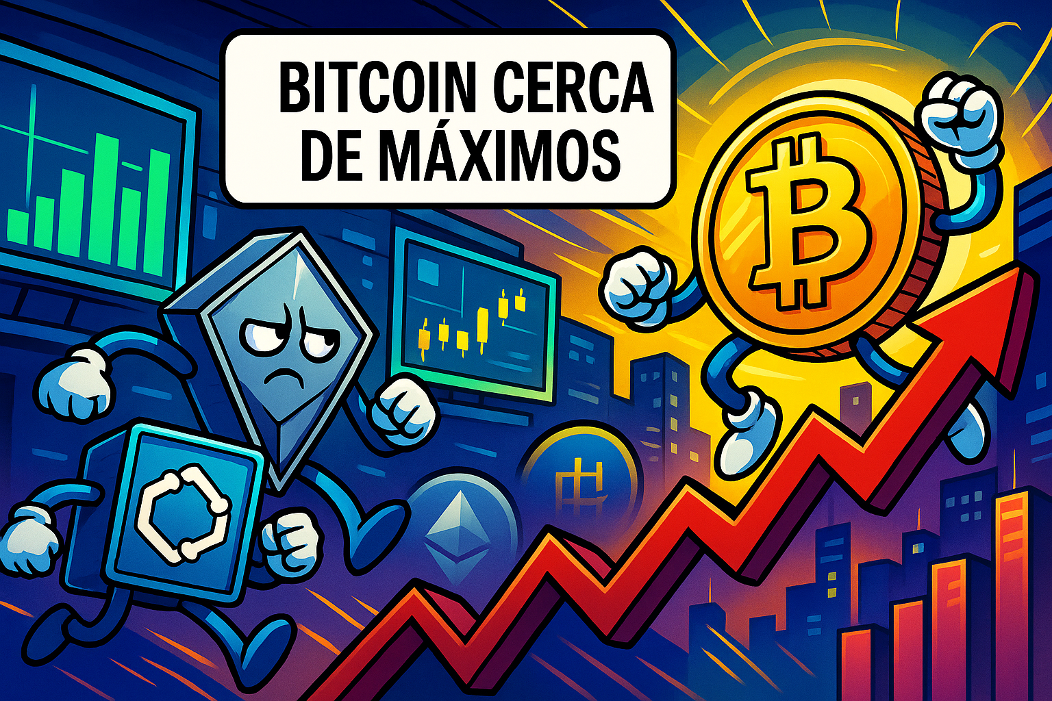 Bitcoin frena cerca de máximos mientras el mercado cripto supera los 4 billones