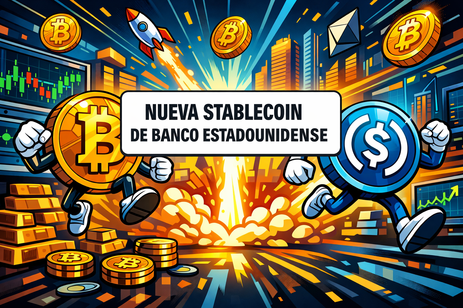 Nueva stablecoin de banco estadounidense y amenazas globales de seguridad cripto dinamizan el ecosistema