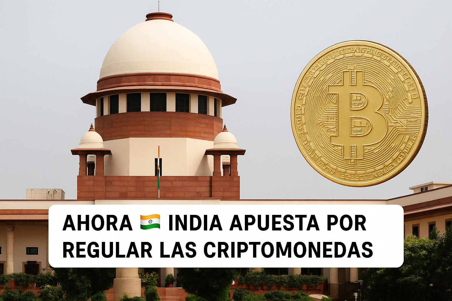 El Tribunal Supremo de la India insta a regular las criptomonedas en lugar de prohibirlas