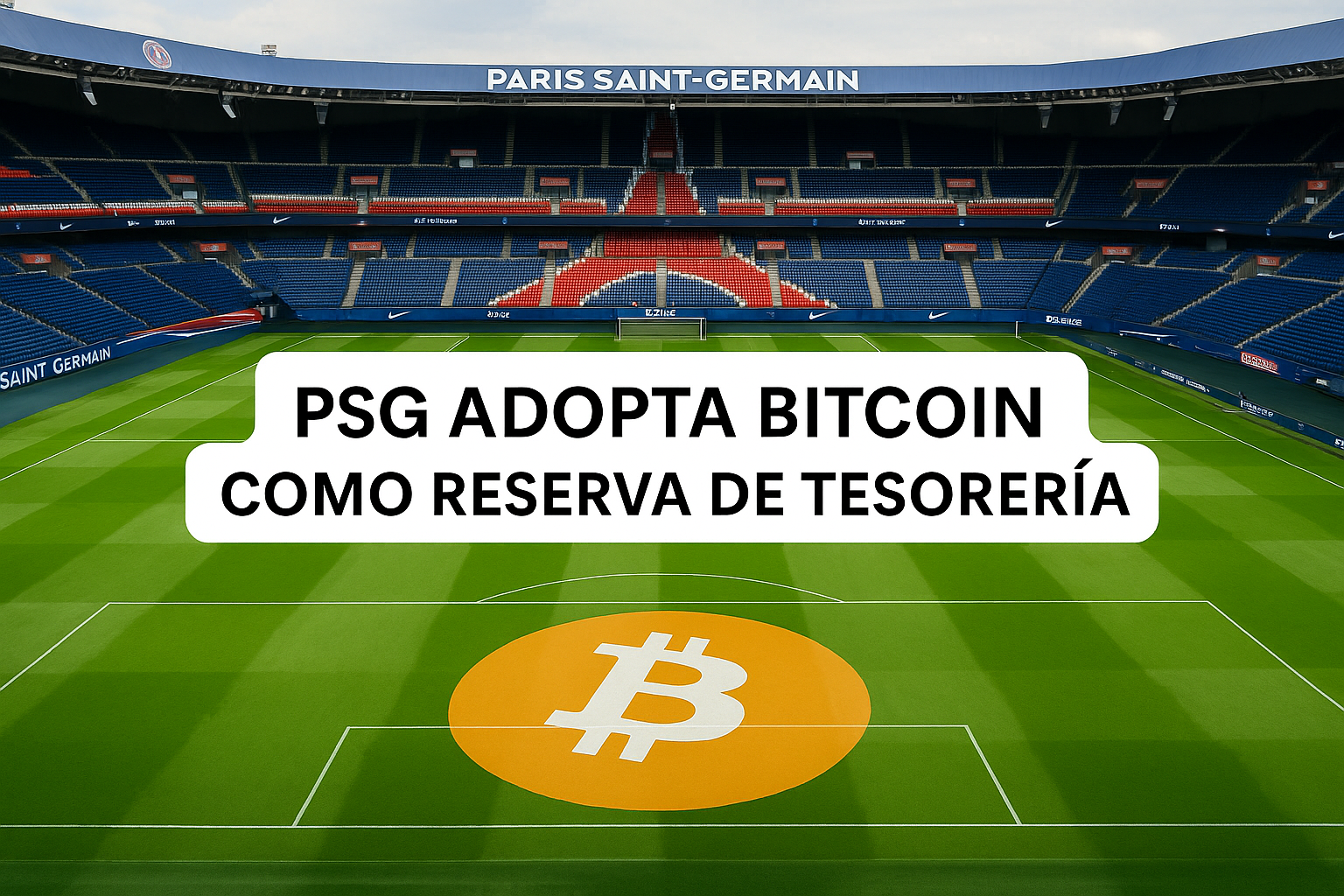Paris Saint-Germain adopta Bitcoin como reserva de tesorería